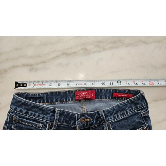 Lucky Brand Blue Five Pockets Straight Legs Pullover Men's Jeans Size 8/29-L - Picture 4 of 10